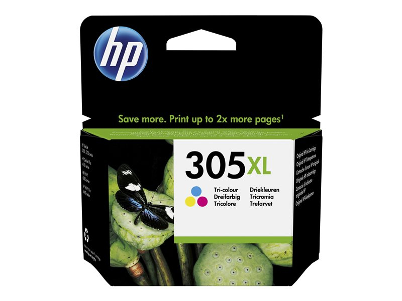 HP DeskJet 2300, 2710, 2720, HP originál ink 305xl Tri-colour,[3YM63AE],  High yield//1