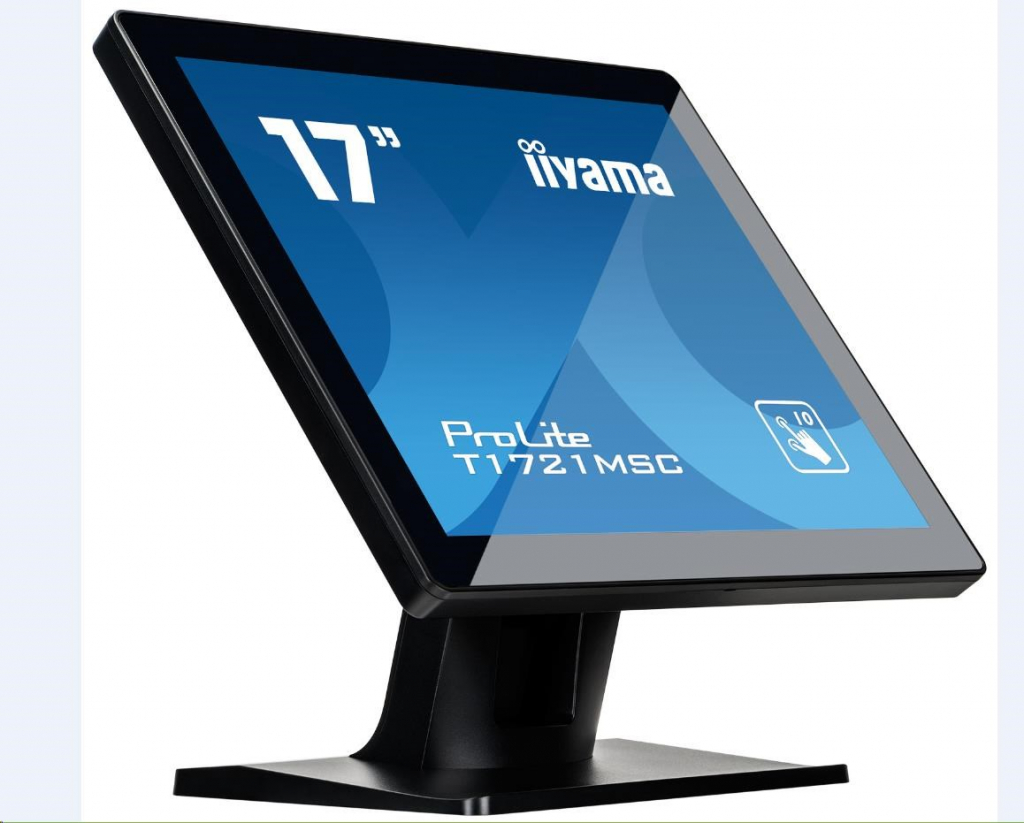 Iiyama dotykový monitor ProLite T1721MSC-B2, 43.2 cm (17''), Projected Capacitive, 10 TP, USB, kit (USB), black