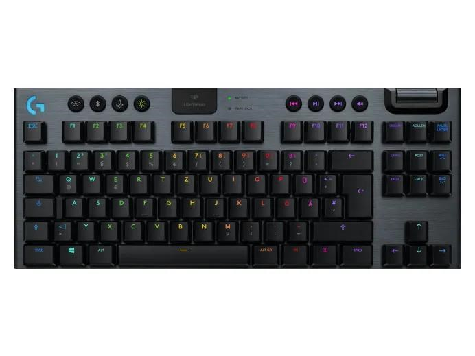 Logitech Mechanical Gaming Keyboard G915 TKL Tenkeyless LIGHTSPEED Wireless RGB - Tactile - CARBON - US INT'L