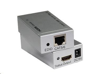 PremiumCord 4K HDMI extender na 60m přes jeden kabel Cat5e/Cat6