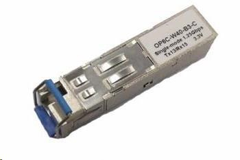 SFP WDM transceiver 1,25Gbps, 1000BASE-BX10, SM, 10km, TX 1550nm, LC simp., 0 až 70°C, 3,3V, Cisco komp., DMI