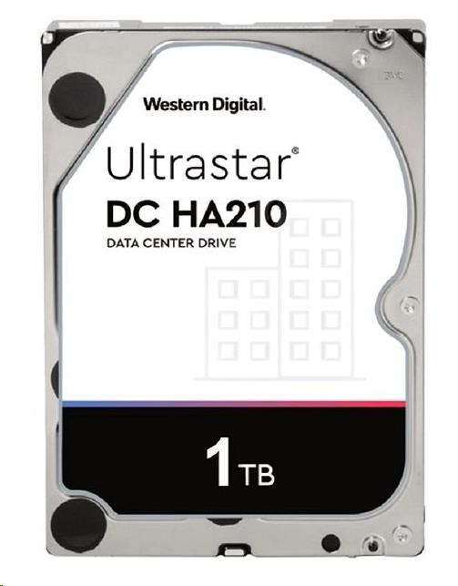 Western Digital Ultrastar® HDD 1TB (HUS722T1TALA604) DC HA210 3.5in 26.1MM 128MB 7200RPM SATA 512N SE (GOLD WD1005FBYZ)