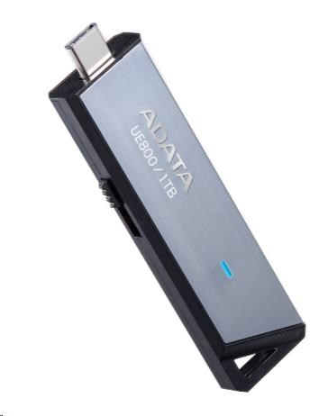 ADATA Flash Disk 512GB UE800, USB 3.2 USB-C, Elite drive, šedá kov černá plast
