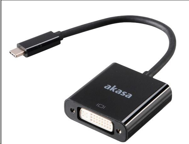 AKASA adaptér USB Type-C na DVI