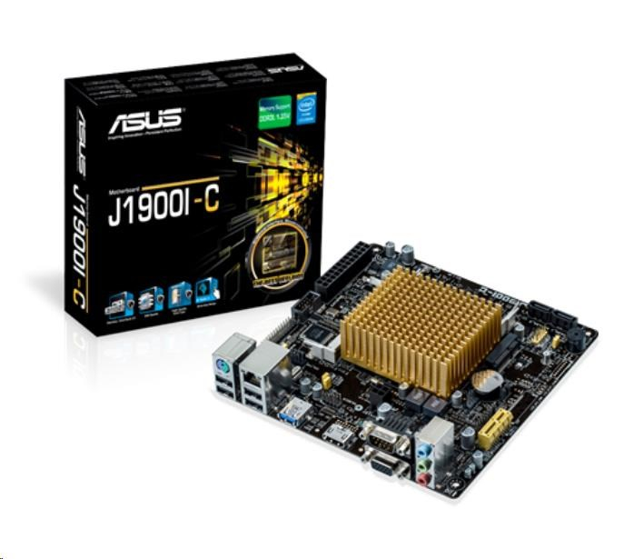 ASUS MB J1900I-C, Intel J1900, 2xSO-SIMM DDR3L, 1xHDMI, 1xVGA, mini-ITX