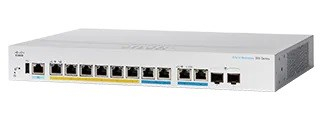 Cisco switch CBS350-8MGP-2X-EU (6xGbE,2x2,5GbE,2xMultigigabit/SFP+ combo,8xPoE+,124W,fanless) - REFRESH