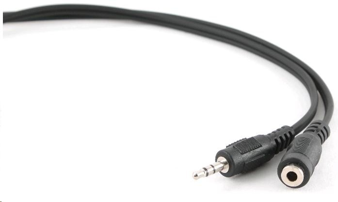 GEMBIRD Kabel audio 3,5mm Jack - Jack prodlužovací  1,5m (M/F, stereo)