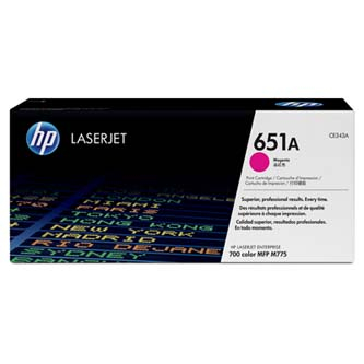 HP LJ Enterprise 700 color MFP M775dn, magenta, 16000 str, č. 651A [CE343A] - Laser toner