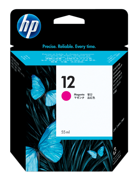 HP magenta cartridge č.12, 55 ml [C4805A] - Ink náplň