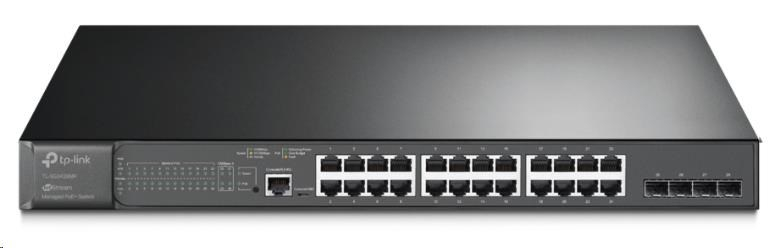 TP-Link OMADA JetStream switch TL-SG3428MP (24xGbE, 4xSFP, 24x PoE+ 384W, 2xConsole)