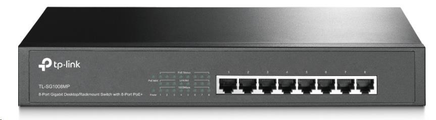 TP-Link switch TL-SG1008 (8xGbE, fanless)