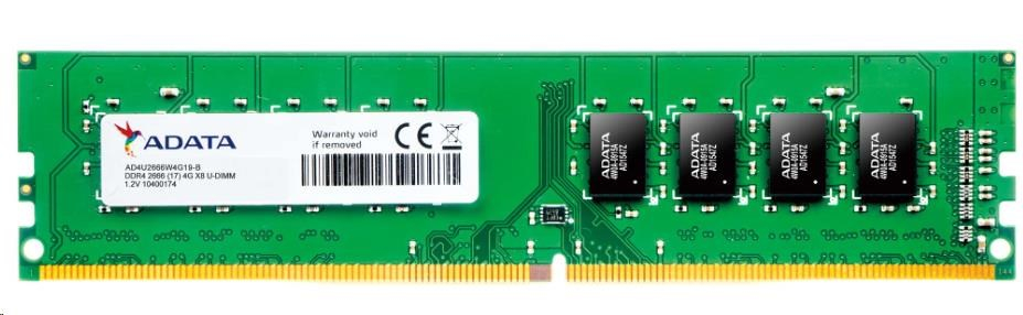 ADATA DIMM DDR4 4GB 2666MHz CL19 512x8 Premier, Retail