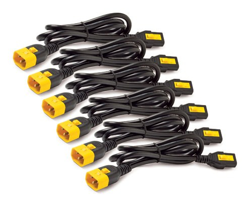 APC Power Cord Kit (6 ks), Locking, C13 to C14, 1.2m