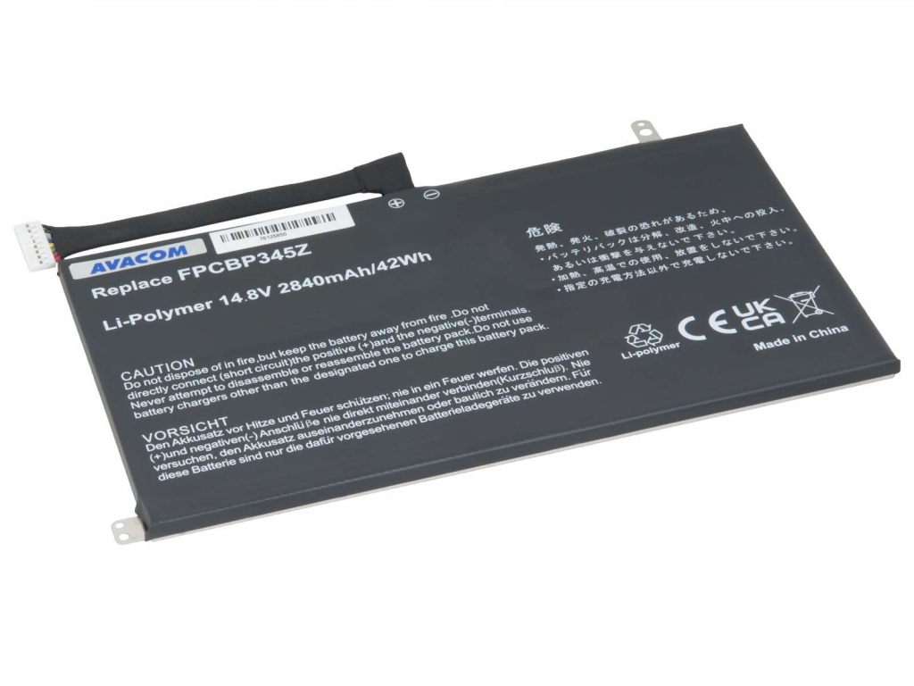 AVACOM baterie pro Fujitsu LifeBook UH572, Li-Pol 14,8V 2840mAh