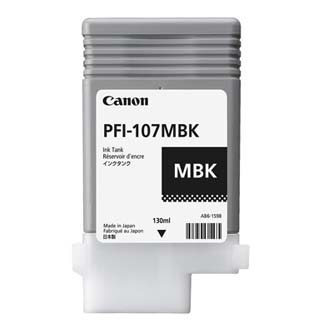 Canon originální ink PFI107MBK, matte black, 130ml,[6704B001], Canon iPF-680, 685, 780//1