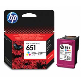 HP DJ IA 5645,5575, OJ 202,252, HP 651, Tri-color, 300str., [C2P11AE] - Ink cartridge//1