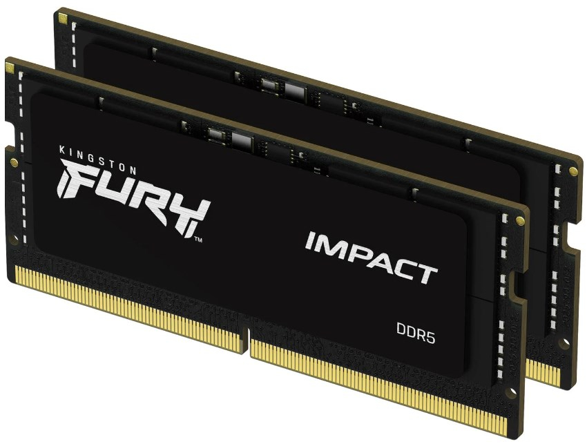 KINGSTON SODIMM DDR5 32GB (Kit of 2) 6000MT/s CL38 FURY Impact XMP