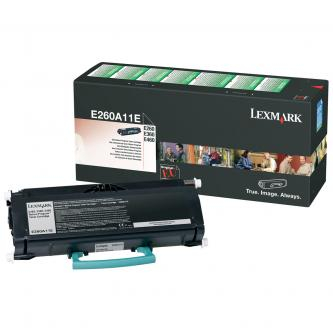 Lexmark E260,E360,E460 black, 3500 str. [E260A11E] - Laser toner//4,5