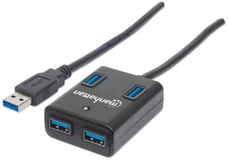 MANHATTAN USB 3.0 Hub, 4 Ports, Bus Power