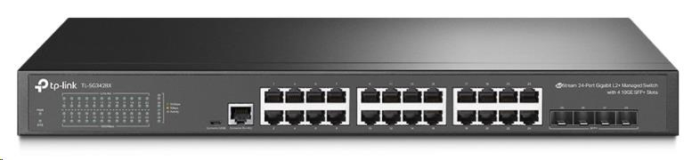 TP-Link OMADA JetStream switch SG3428X (24xGbE,4xSFP+, 2xConsole, fanless)