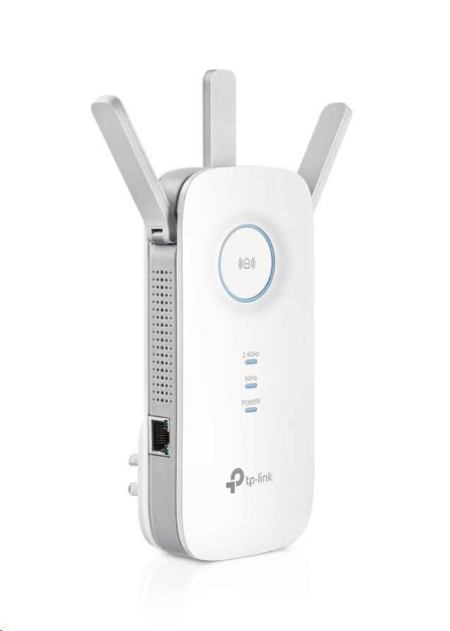 TP-Link RE450 OneMesh/EasyMesh WiFi5 Extender/Repeater (AC1750,2,4GHz/5GHz,1xGbELAN)