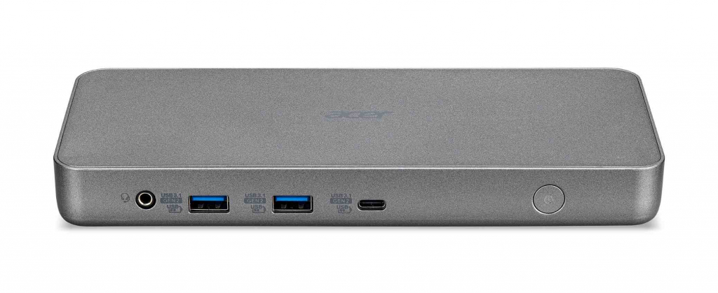ACER USB Type-C Dock II D501 - 1xUSB-C (Up Stream to NB), 2xUSB-A 3.1 Gen2,4xUSB-A 3.1 Gen1,1xDP 1.4/HDMI 2.0,1xRJ45
