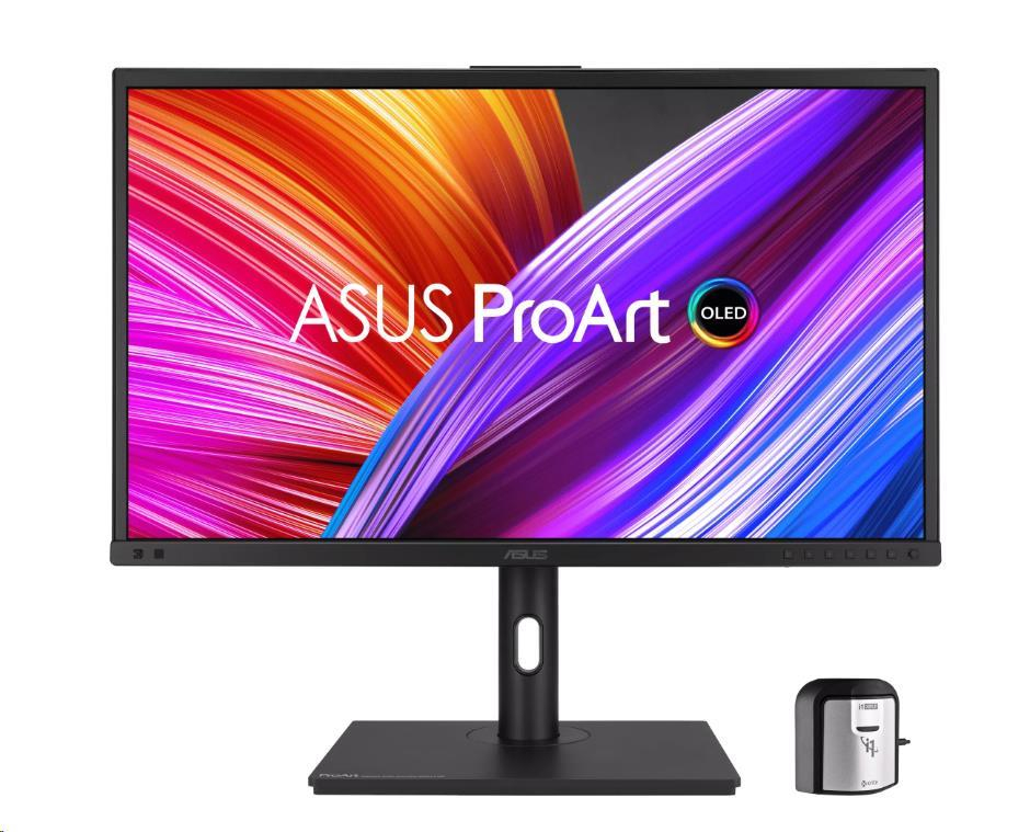 ASUS LCD 27” PA27DCE-K ProArt 3840x2160 4K OLED, 99% DCI-P3, HDR-10,USB-C PD 80W, 3xHDMI, DP, REPRO, Hardware Calibratio