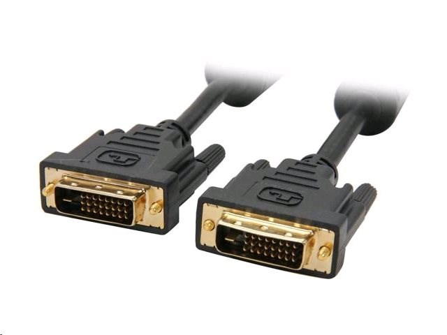 C-TECH kabel DVI-DVI, M/M, 1,8m DVI-D, dual link, stíněný