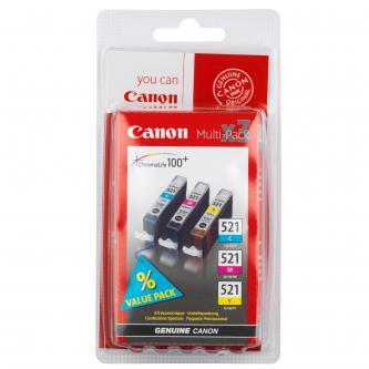 Canon iP3600, iP4600, MP CLI521, cyan/magenta/yellow3x9ml, 2934B010, [2934B007]//1
