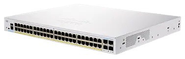 Cisco switch CBS250-48PP-4G (48xGbE,4xSFP,48xPoE+,195W)
