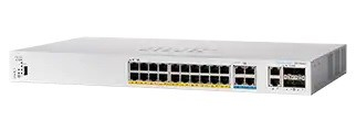 Cisco switch CBS350-24MGP-4X-EU (20xGbE,4x2,5GbE,2x10GbE/SFP+ combo,2xSFP+,24xPoE+,4xPoE++,375W) - REFRESH