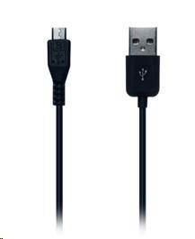 CONNECT IT Wirez kabel HQ microUSB - USB, černý, 2m
