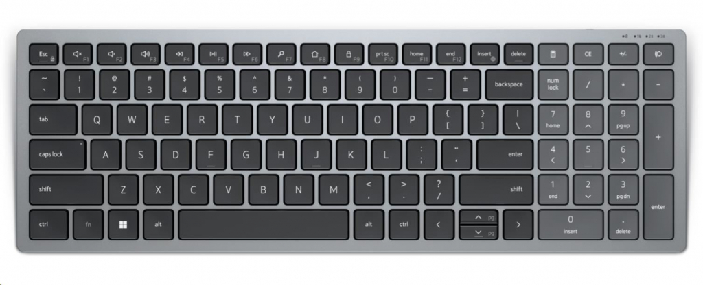 Dell Compact Multi-Device Wireless Keyboard - KB740 - US International (QWERTY)