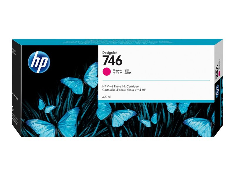HP HP DesignJet Z6, Z9+,HP originální ink [P2V78A], HP 746, magenta, 300ml//1