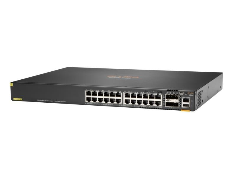 HPE Aruba Networking CX 6200F 24G Class-4 PoE 4SFP+ 370W Switch