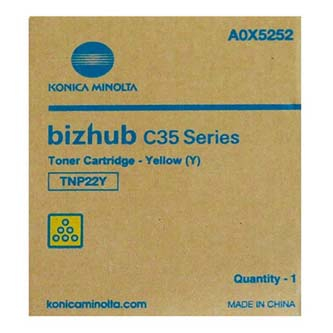Minolta Bizhub C35, 6000 str. yellow, TNP-22Y [A0X5252] - Laser toner//0