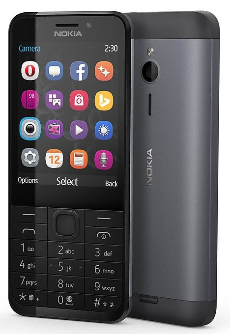 Nokia 230 Dual SIM, Dark Silver