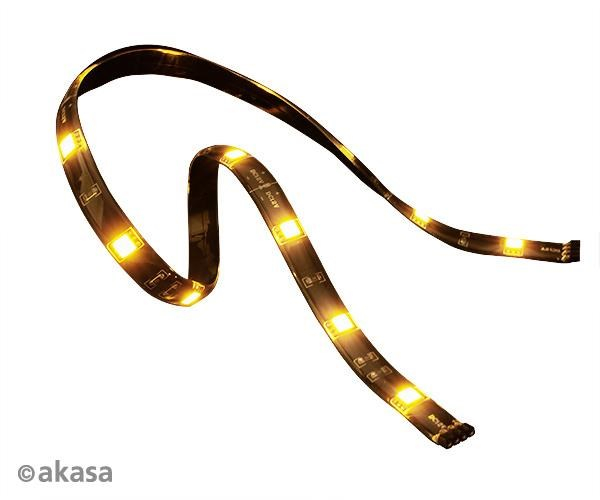 AKASA LED pásek Gold yellow, RGB