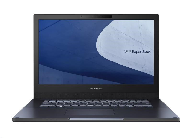 ASUS NTB ExpertBook B2 (B2402CBA-KI0888X),i5-1250P,14" FHD,8GB,512GB SSD,Intel UHD,W11Pro,Star Black