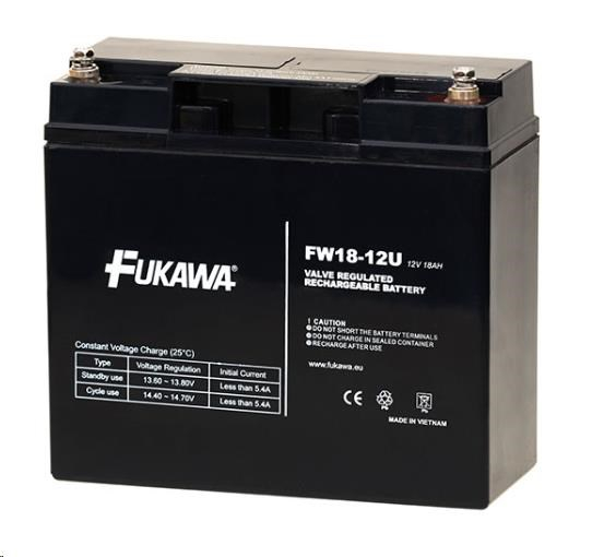 Baterie - FUKAWA FW 18-12 U (12V/18Ah - M5), životnost 5let