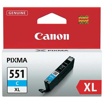 Canon ip7520, MG5450, CLI551C XL, cyan, 660 str., 11 ml, [6444B001] - Ink cartridge//1