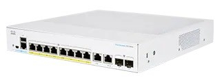 Cisco switch CBS350-8FP-2G-EU (8xGbE,2xGbE/SFP combo,8xPoE+,120W,fanless)