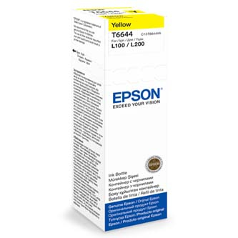 Epson originální ink, yellow, 70ml [C13T66444A] Epson L100, L200, L300//1