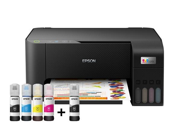 EPSON tiskárna ink EcoTank L3210, 3v1, A4, 1440x5760dpi, 33ppm, USB