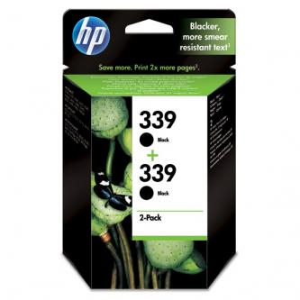 HP Doublepack - šetříte až 15%: black cartridge č. 339, 2x 21 ml [C9504EE] - Ink náplň