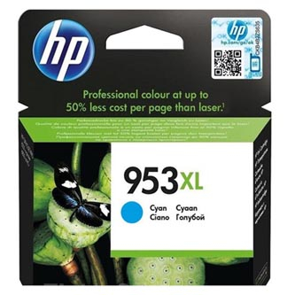 HP OJ Pro 8218, 8710, 8720, HP 953XL, cyan,1600 str.,20 ml, [F6U16AE] - Ink cartridge//1