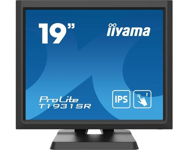 iiyama ProLite T1931SR-B1S 19' Resistive Touch, IPS, 1280x1024 DisplayPort, HDMI, 200cd/m2 (with touch), USB