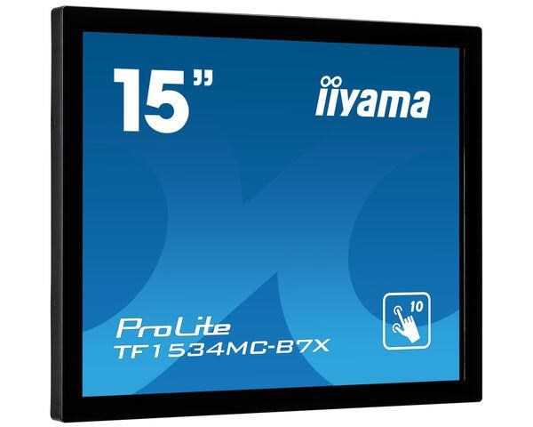 iiyama ProLite TF1534MC-B7X, 38.1 cm (15''), Projected Capacitive, 10 TP, black