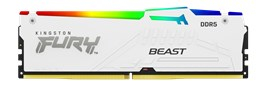 KINGSTON DIMM DDR5 16GB 5200MT/s CL36 FURY Beast Bílá RGB EXPO