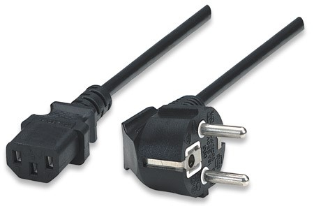 MANHATTAN kabel napájecí PC to Schuko, 1.8 m